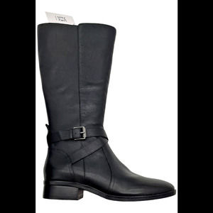Naturalizer Rena Wide Calf Riding Boots Black - E